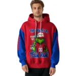 New York Rangers Hoodie Customized Grinch Fierce Blue Best Selling