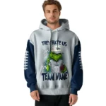 New York Yankees Hoodie Custom Grinch Fierce Navy Best Selling