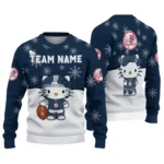 New York Yankees Sweater Custom Hello Kitty Navy Best Selling