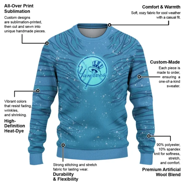 New York Yankees Sweater Customized Tiger Pattern New Arrival