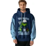 North Carolina Tar Heels Hoodie Personalized Grinch Fierce Light Blue Best Selling