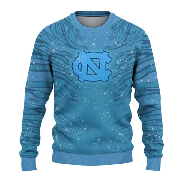North Carolina Tar Heels Sweater Custom Tiger Pattern Best Selling