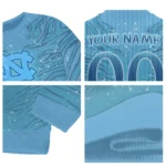 North Carolina Tar Heels Sweater Custom Tiger Pattern Best Selling