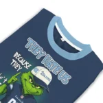 North Carolina Tar Heels Sweater Customized Grinch Fierce Light Blue Best Selling