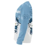North Carolina Tar Heels Sweater Personalized Hello Kitty Light Blue Best Selling