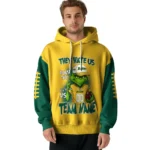 North Dakota State Bison Hoodie Custom Grinch Fierce Green Best Selling