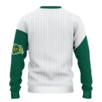 North Dakota State Bison Sweater Custom Heart Sketch Green White Best Selling