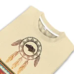 North Dakota State Bison Sweater Personalized Dreamcatcher Feathers Best Selling