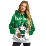 North Texas Mean Green Hoodie Customized Hello Kitty Green Best Selling