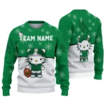North Texas Mean Green Sweater Custom Hello Kitty Green Best Selling