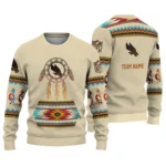 North Texas Mean Green Sweater Personalized Dreamcatcher Feathers Best Selling