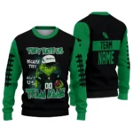 North Texas Mean Green Sweater Personalized Grinch Fierce Green Best Selling