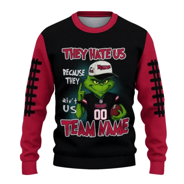 Northern Illinois Huskies Sweater Custom Grinch Fierce Red Best Selling