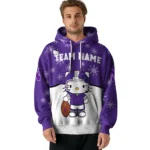 Northwestern Wildcats Hoodie Custom Hello Kitty Purple Best Selling