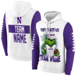 Northwestern Wildcats Hoodie Personalized Grinch Fierce Purple Best Selling
