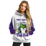 Northwestern Wildcats Hoodie Personalized Grinch Fierce Purple Best Selling