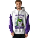 Northwestern Wildcats Hoodie Personalized Grinch Fierce Purple Best Selling
