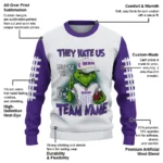 Northwestern Wildcats Sweater Customized Grinch Fierce Purple Best Selling