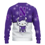 Northwestern Wildcats Sweater Personalized Hello Kitty Purple Best Selling