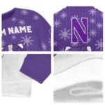 Northwestern Wildcats Sweater Personalized Hello Kitty Purple Best Selling
