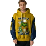 Notre Dame Fighting Irish Hoodie Custom Grinch Fierce Navy Best Selling
