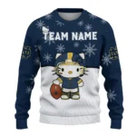 Notre Dame Fighting Irish Sweater Custom Hello Kitty Navy Best Selling