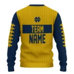Notre Dame Fighting Irish Sweater Personalized Grinch Fierce Navy Best Selling