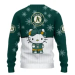 Oakland Athletics Sweater Customized Hello Kitty Green Best Selling