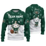Ohio Bobcats Sweater Personalized Hello Kitty Green Best Selling