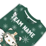 Ohio Bobcats Sweater Personalized Hello Kitty Green Best Selling