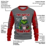 Ohio State Buckeyes Sweater Custom Grinch Fierce Scarlet Best Selling