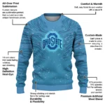 Ohio State Buckeyes Sweater Personalized Tiger Pattern Best Selling