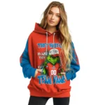 Oklahoma City Thunder Hoodie Customized Grinch Fierce Blue Best Selling