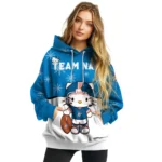 Oklahoma City Thunder Hoodie Personalized Hello Kitty Blue Best Selling