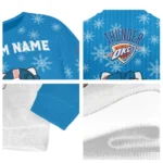 Oklahoma City Thunder Sweater Customized Hello Kitty Blue Best Selling