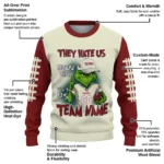 Oklahoma Sooners Sweater Customized Grinch Fierce Crimson Best Selling