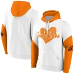 Oklahoma State Cowboys Hoodie Personalized Scribble Heart Orange White Best Selling