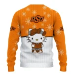 Oklahoma State Cowboys Sweater Custom Hello Kitty Orange Best Selling