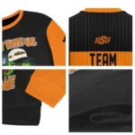 Oklahoma State Cowboys Sweater Personalized Grinch Fierce Orange Best Selling