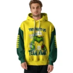 Oregon Ducks Hoodie Customized Grinch Fierce Green Best Selling