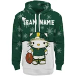 Oregon Ducks Hoodie Personalized Hello Kitty Green Best Selling