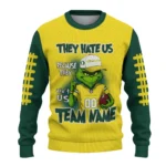 Oregon Ducks Sweater Custom Grinch Fierce Green Best Selling