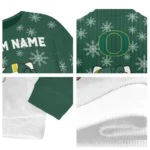 Oregon Ducks Sweater Customized Hello Kitty Green Best Selling