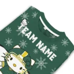 Oregon Ducks Sweater Customized Hello Kitty Green Best Selling