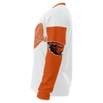 Oregon State Beavers Sweater Personalized Heart Sketch Orange White Best Selling