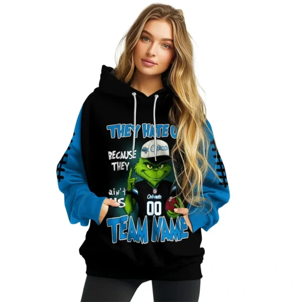 Orlando Magic Hoodie Customized Grinch Fierce Blue High Quality