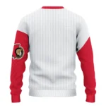 Ottawa Senators Sweater Personalized Heart Sketch Red White Best Selling