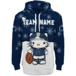 Penn State Nittany Lions Hoodie Custom Hello Kitty Blue Best Selling