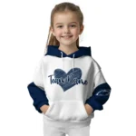 Penn State Nittany Lions Hoodie Customized Scribble Heart Blue White Best Selling
