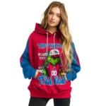 Philadelphia 76ers Hoodie Personalized Grinch Fierce Blue Best Selling